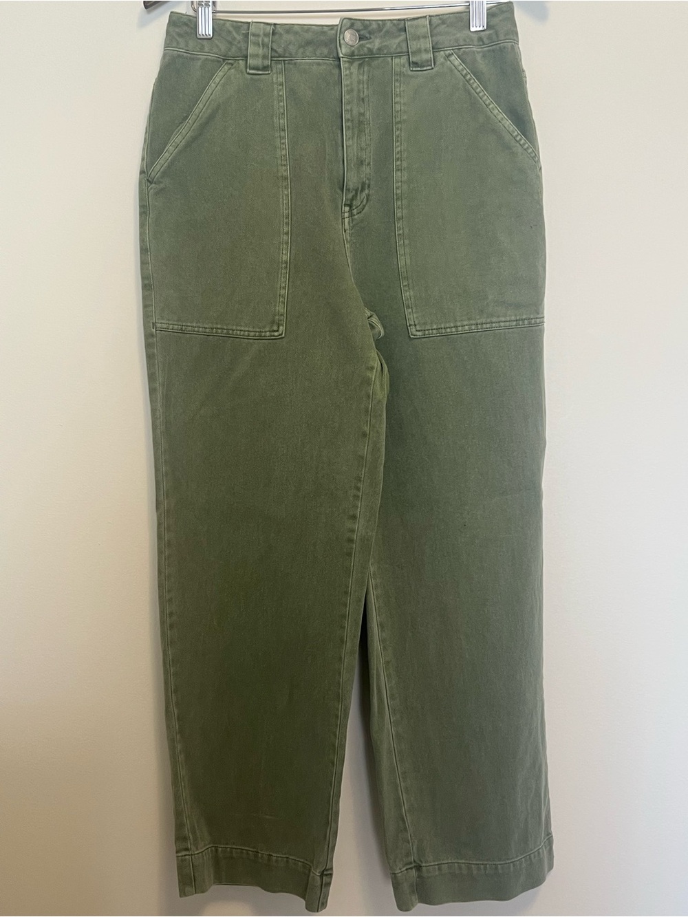 twik Olive Green Cargo Pants with Patch Pockets | 100% Organic Cotton